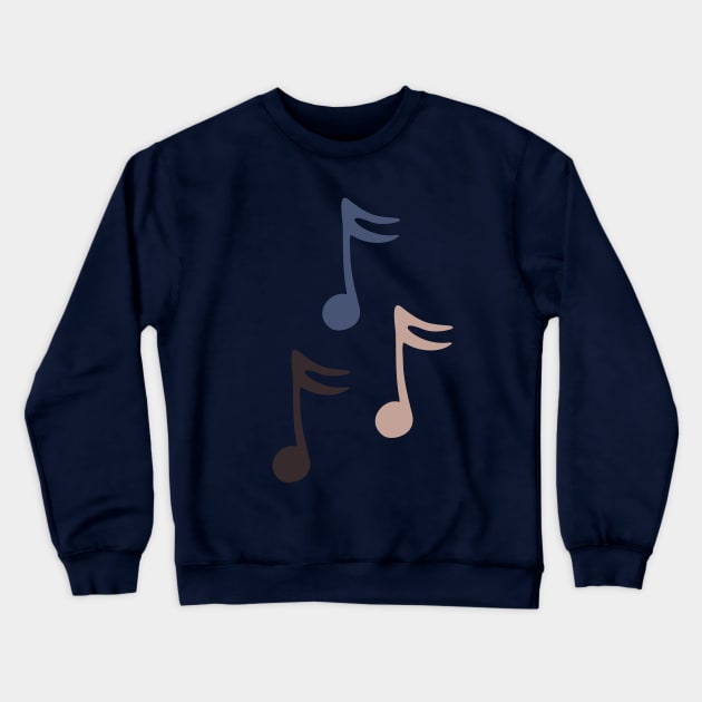 Elegant Music Notes Crewneck Sweatshirt by XOOXOO